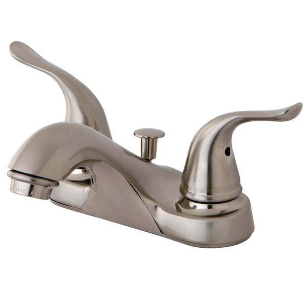 4" Centerset Bathroom Faucet, Brushed Nickel